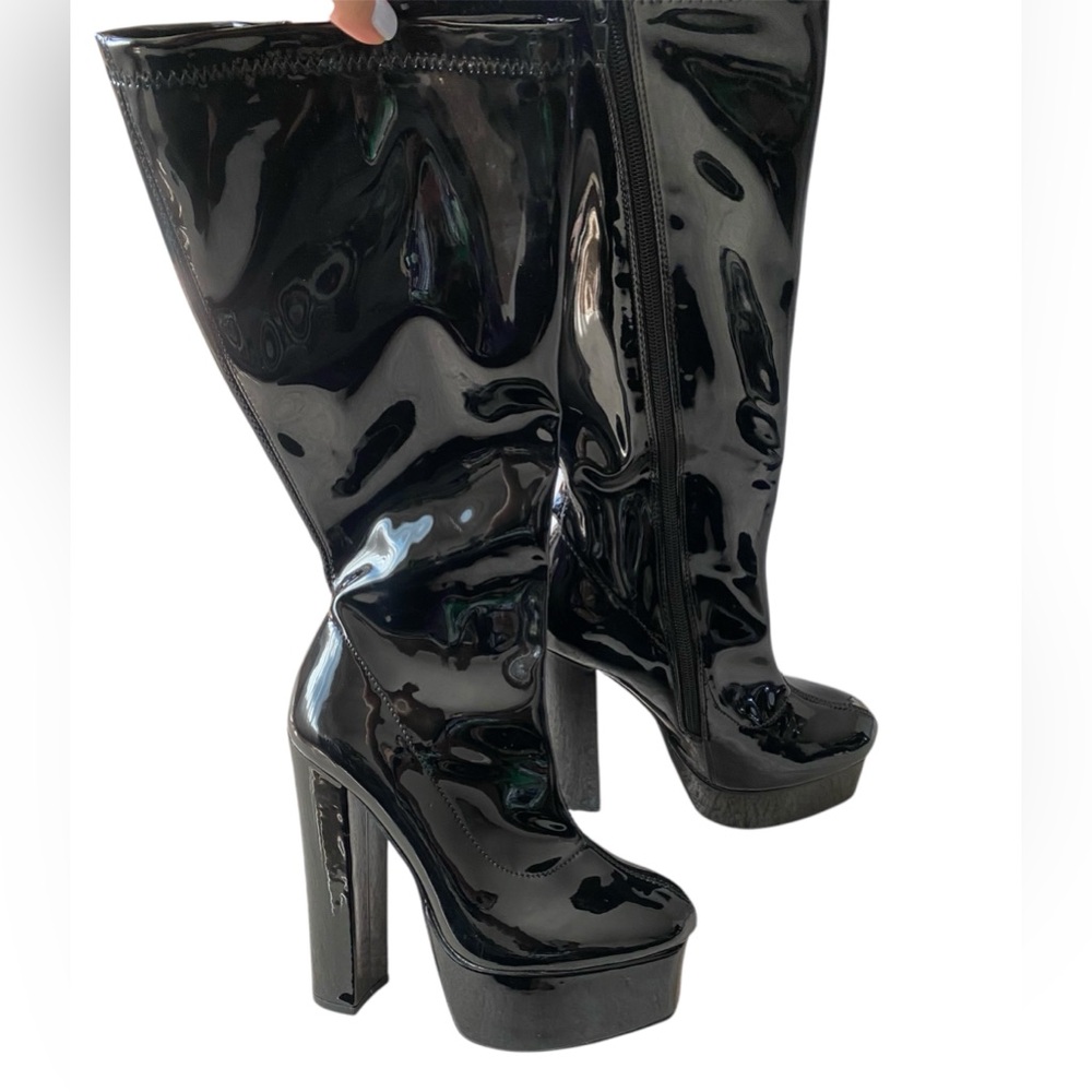 Knee High FashionNova Platform Boots - Picture 6 of 6